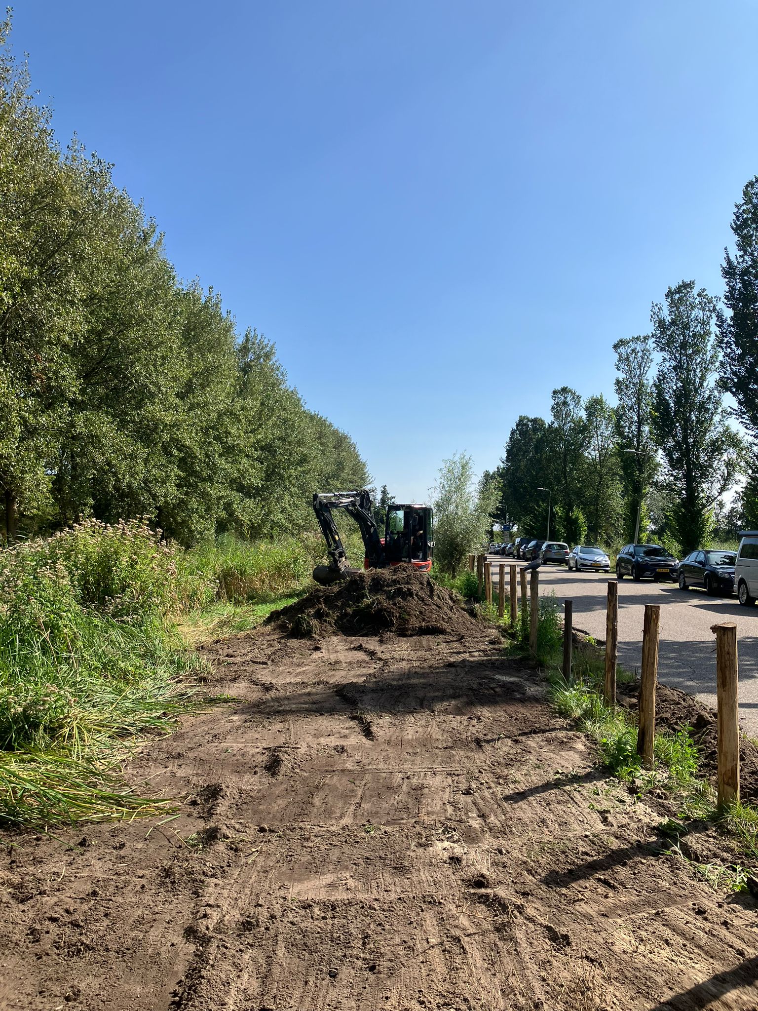 Ecologische impuls parkeerberm Durgerdammerdijk 